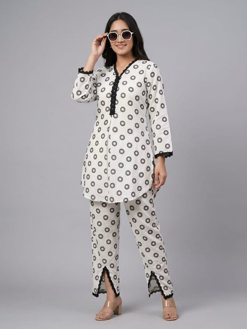 Boho Crepe Coord Set