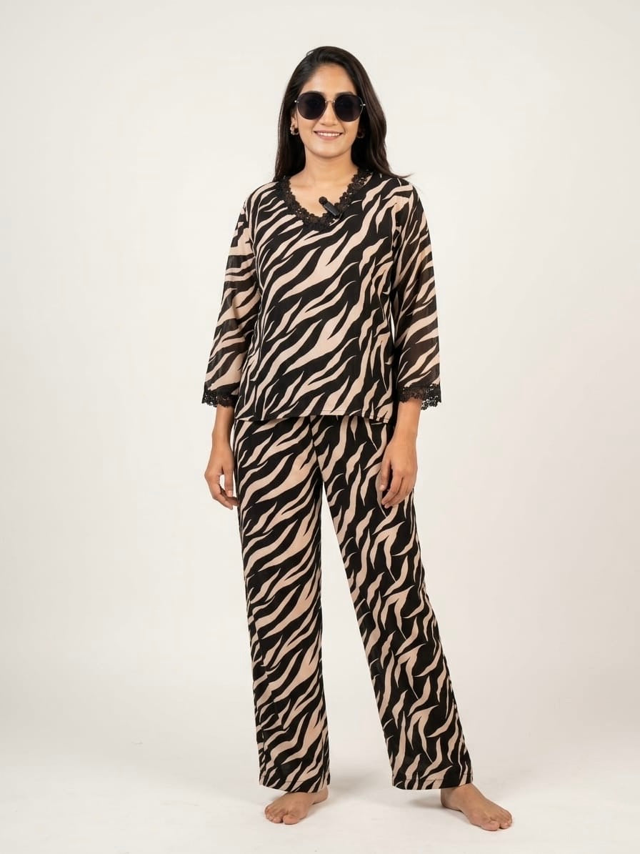 Tiger Print Coord Set