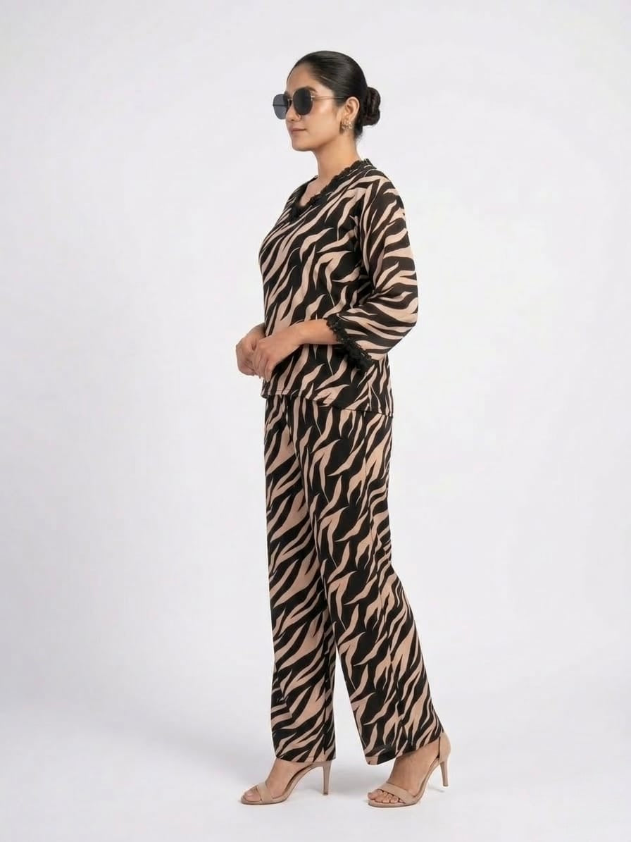 Tiger Print Coord Set