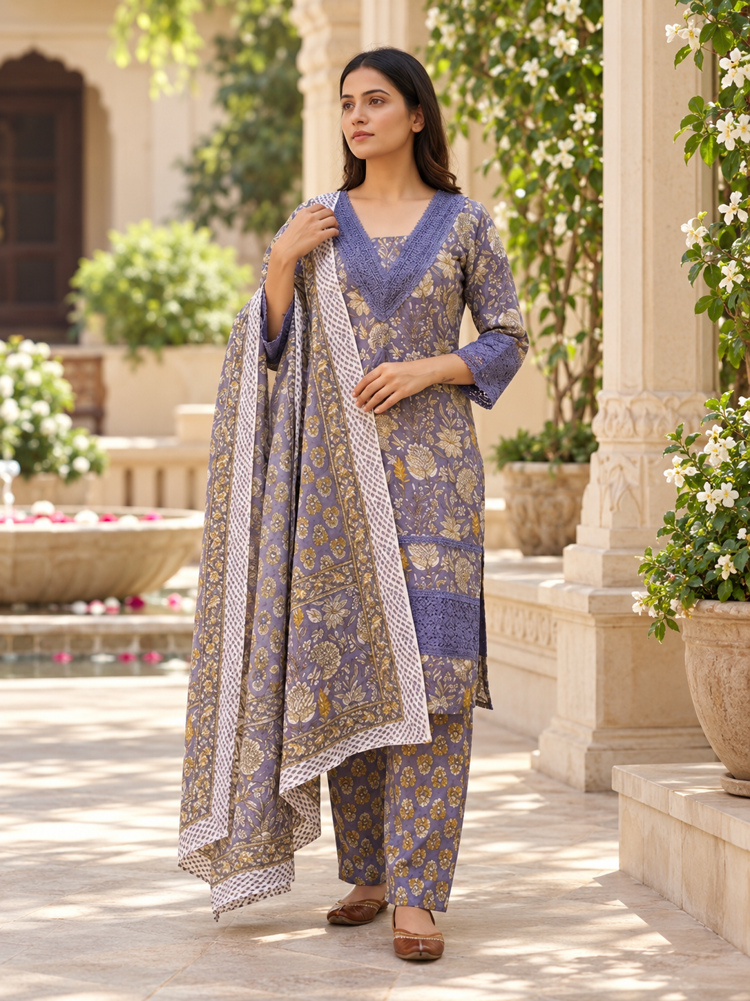 Adaah Lavender Cotton Boom