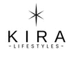 KIRA LIFESTYLES logo with a star symbol on a white background